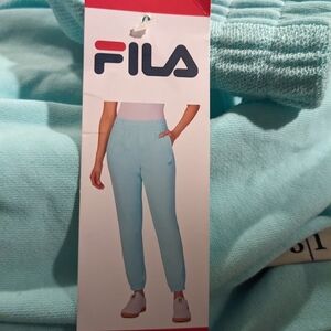 Fila sea green sweatpants new medium